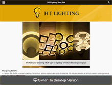 Tablet Screenshot of htlightings.com